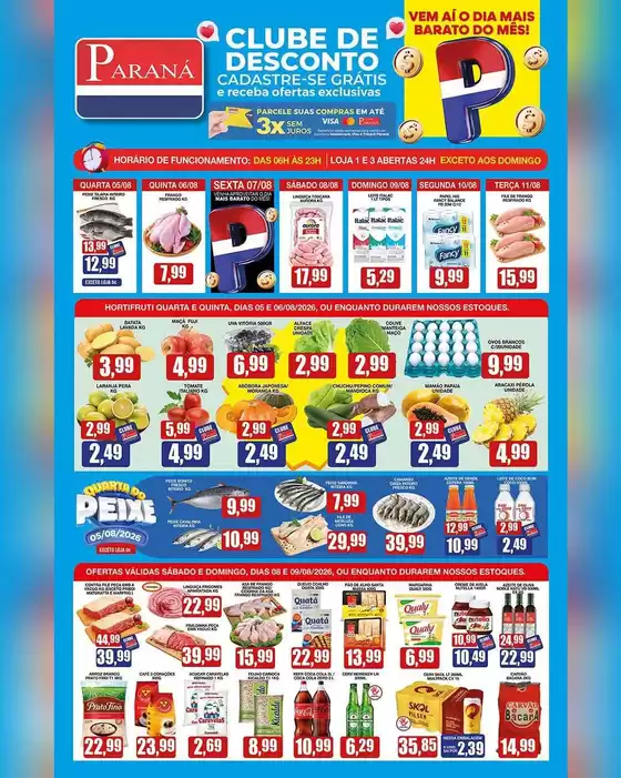 Catálogo Supermercados Paraná | Melhores ofertas para todos os caçadores de pechinchas | 2026-08-05T00:00:00.000Z - 2026-08-11T00:00:00.000Z