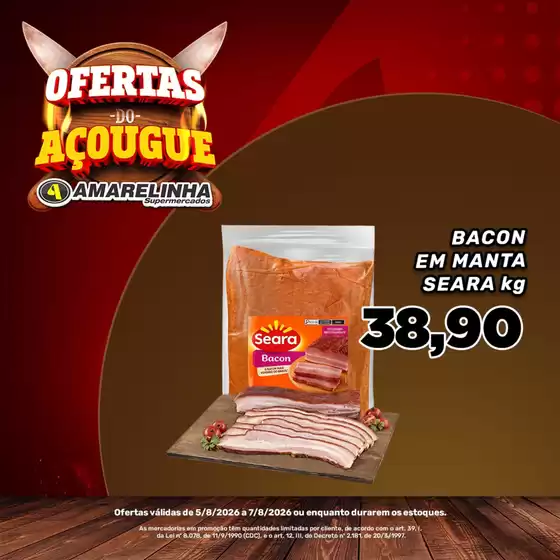 Catálogo Amarelinha Supermercados | Ofertas do Acougue | 2026-08-05T00:00:00.000Z - 2026-08-07T00:00:00.000Z