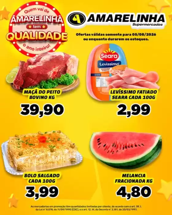 Catálogo Amarelinha Supermercados | Ofertas | 2026-08-05T00:00:00.000Z - 2026-08-05T00:00:00.000Z