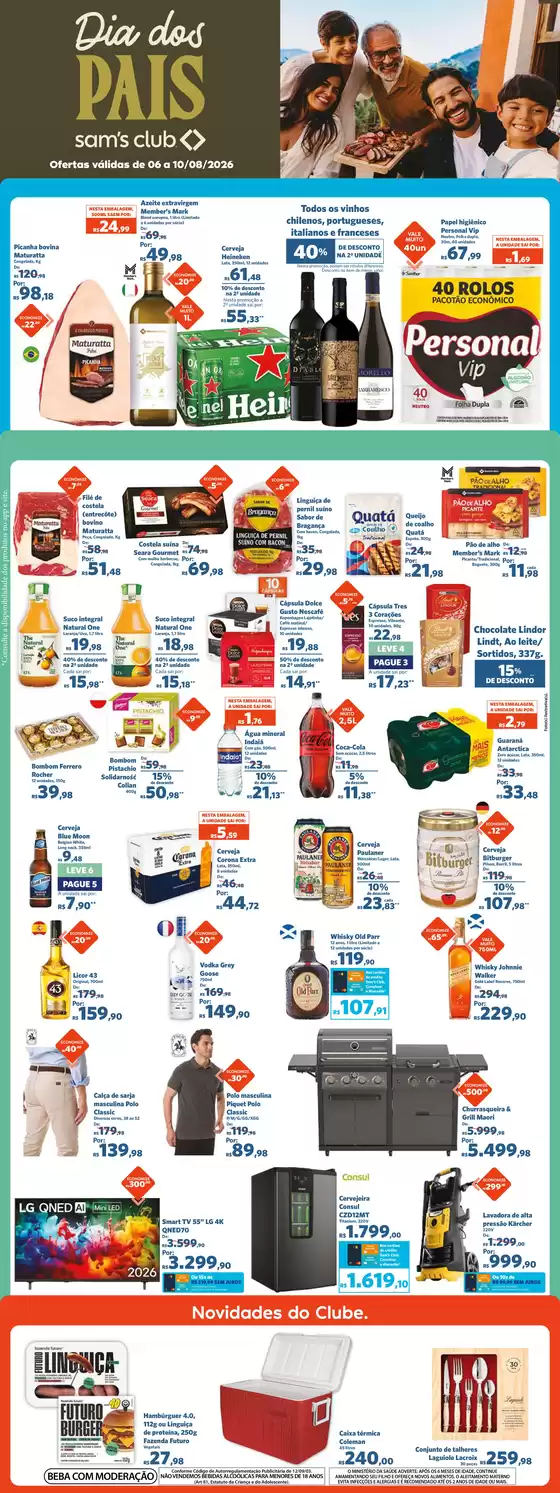 Catálogo Sam's Club | Ótima oferta para todos os clientes | 2026-08-06T00:00:00.000Z - 2026-08-10T00:00:00.000Z