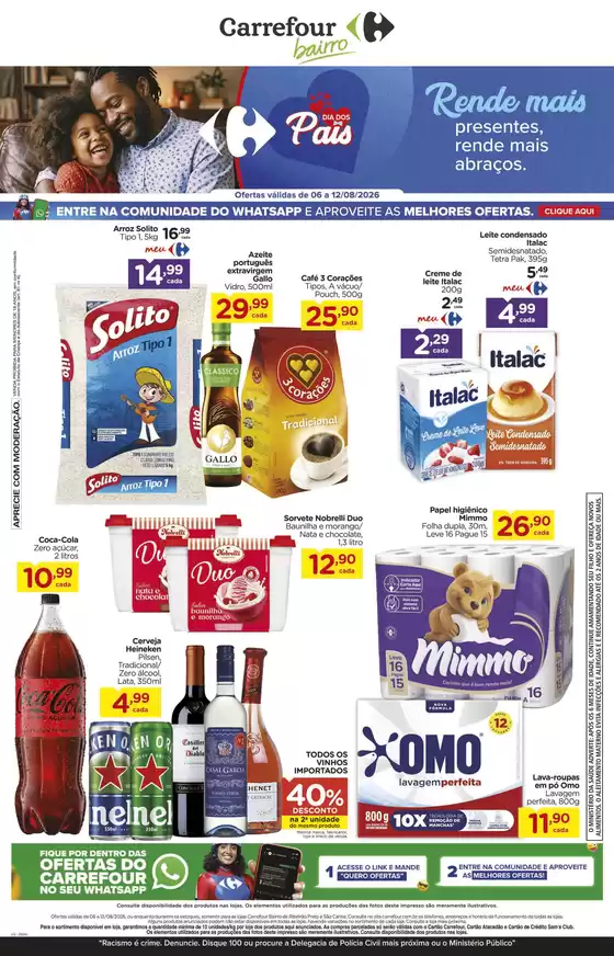 Catálogo Carrefour Bairro | Ofertas exclusivas | 2026-08-06T00:00:00.000Z - 2026-08-12T00:00:00.000Z