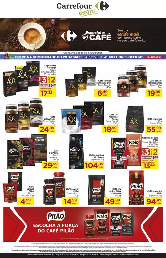 Catálogo Carrefour Bairro | Ofertas e promoções atuais | 2026-08-06T00:00:00.000Z - 2026-08-12T00:00:00.000Z
