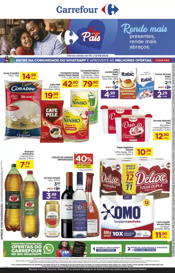 Catálogo Carrefour | Melhores ofertas para compradores econômicos | 2026-08-06T00:00:00.000Z - 2026-08-12T00:00:00.000Z