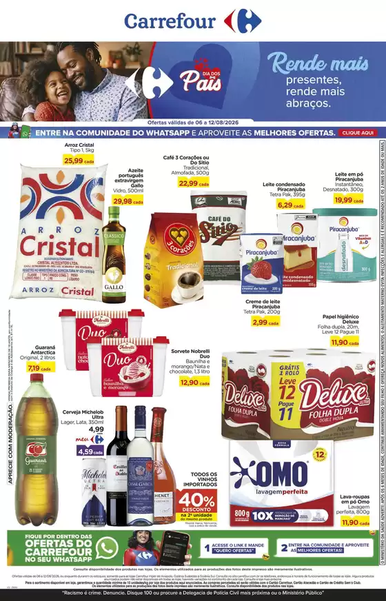 Catálogo Carrefour | Ofertas e promoções atuais | 2026-08-06T00:00:00.000Z - 2026-08-12T00:00:00.000Z