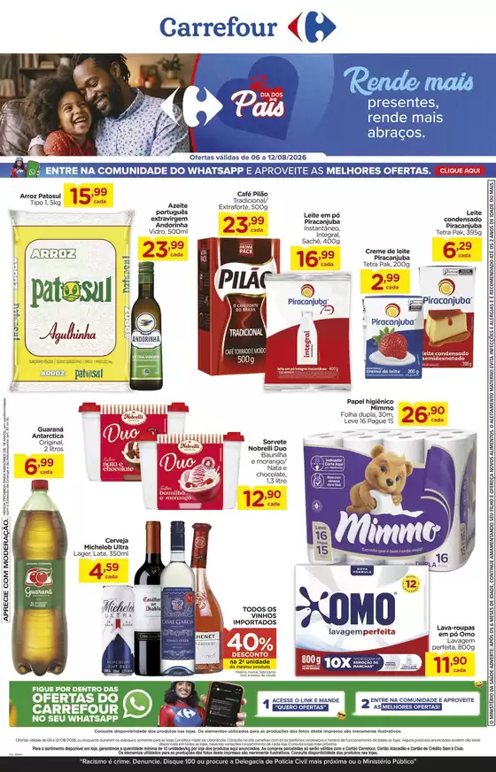 Catálogo Carrefour | Pechinchas e ofertas atuais | 2026-08-06T00:00:00.000Z - 2026-08-12T00:00:00.000Z