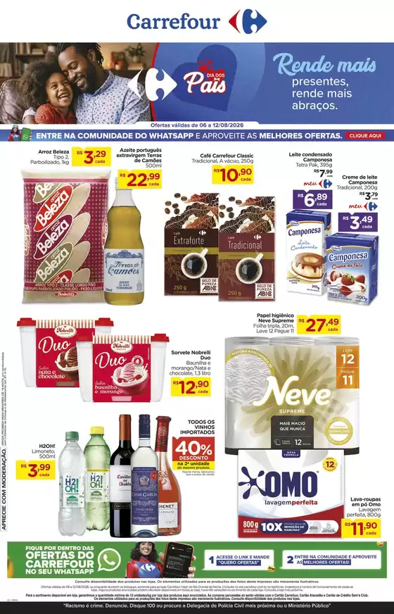 Catálogo Carrefour | Melhores ofertas para todos os caçadores de pechinchas | 2026-08-06T00:00:00.000Z - 2026-08-12T00:00:00.000Z