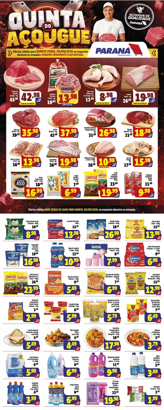 Catálogo Paraná Supermercados | Ofertas exclusivas para nossos clientes | 2026-08-06T00:00:00.000Z - 2026-08-06T00:00:00.000Z