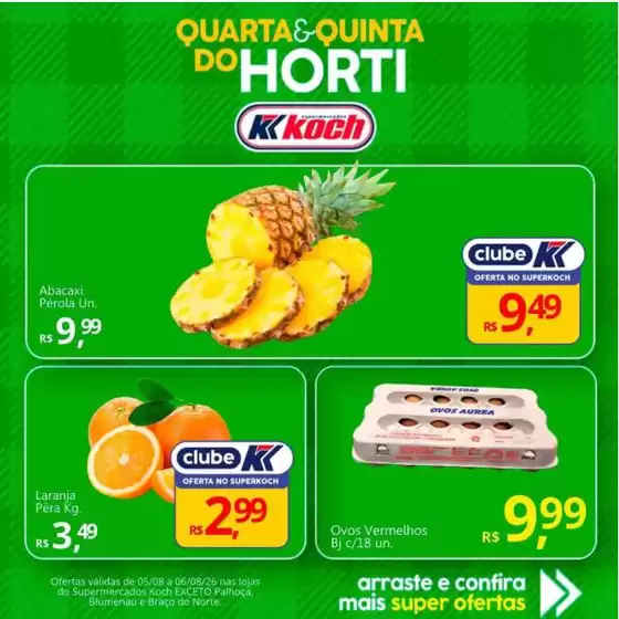 Catálogo Supermercados Koch | Nossas melhores ofertas para você | 2026-08-05T00:00:00.000Z - 2026-08-06T00:00:00.000Z