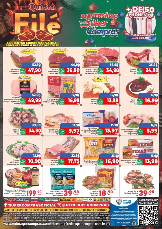 Catálogo Rede Super Compras | Melhores ofertas para compradores econômicos | 2026-08-06T00:00:00.000Z - 2026-08-06T00:00:00.000Z