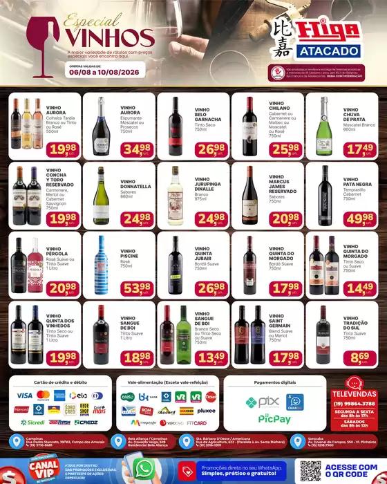 Catálogo Higa Atacado | Higa atacado folheto vinhos 20260806 20260810 OGFg4Y6sHbTZ | 2026-08-06T00:00:00.000Z - 2026-08-10T00:00:00.000Z