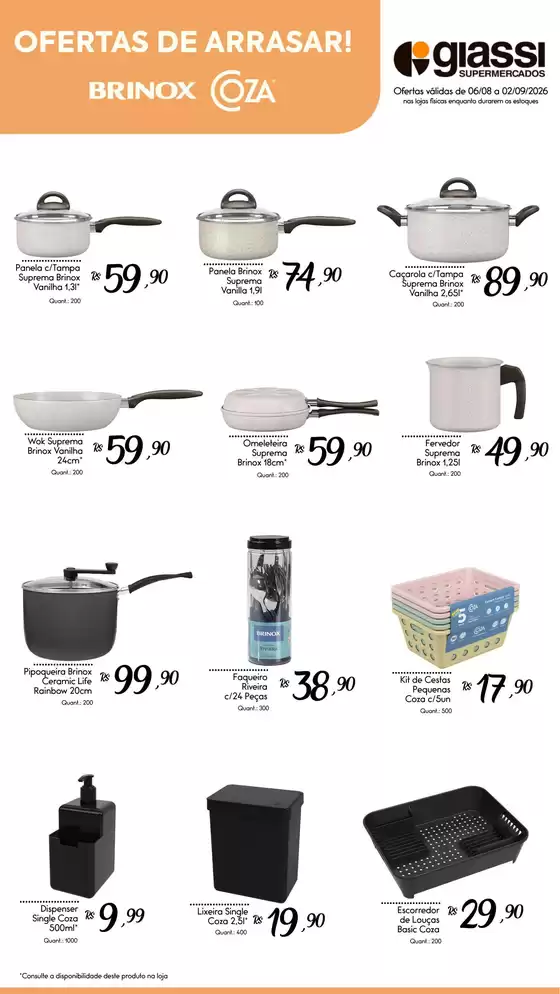 Catálogo Giassi Supermercados | Ofertas especiais atraentes para todos | 2026-08-06T00:00:00.000Z - 2026-09-02T00:00:00.000Z