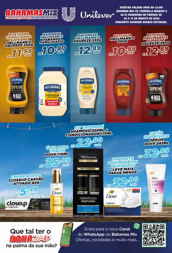 Catálogo Bahamas Mix | ENCARTE UNILEVER MIX TM 06 a 12 08 2026 web | 2026-08-06T00:00:00.000Z - 2026-08-12T00:00:00.000Z