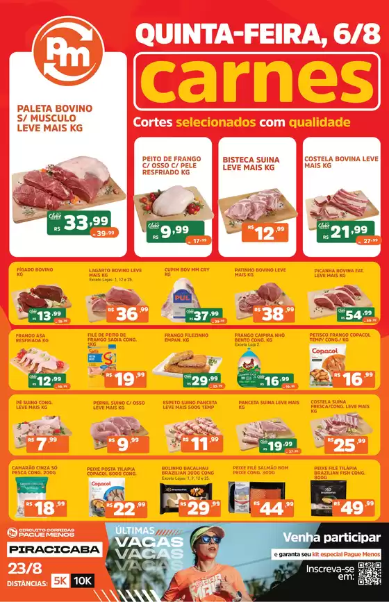 Catálogo Supermercados Pague Menos | Ofertas pague menos carnes 6 ago | 2026-08-06T00:00:00.000Z - 2026-08-06T00:00:00.000Z
