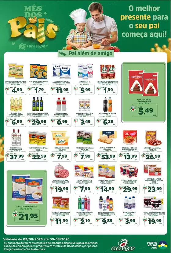 Catálogo Araújo Supermercados | OFERTA LEVE MAIS | 2026-08-03T00:00:00.000Z - 2026-08-09T00:00:00.000Z