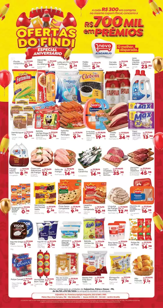 Catálogo Novo Atacarejo | PB- OFERTAS DO FINDI 06 A 09.08 | 2026-08-06T00:00:00.000Z - 2026-08-09T00:00:00.000Z