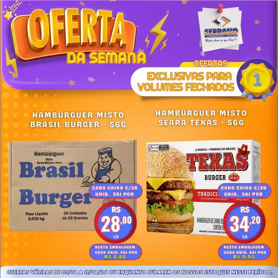 Catálogo Serrano Supermercado | Melhores ofertas e descontos | 2026-08-05T00:00:00.000Z - 2026-08-11T00:00:00.000Z