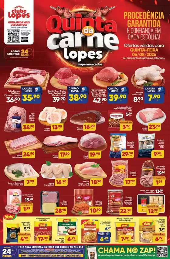 Catálogo Lopes Supermercados | QUINTA DA CARNE - | 2026-08-06T00:00:00.000Z - 2026-08-06T00:00:00.000Z