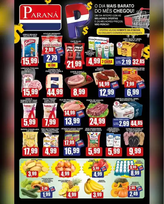 Catálogo Supermercados Paraná | Economize agora com nossas ofertas | 2026-08-07T00:00:00.000Z - 2026-08-07T00:00:00.000Z