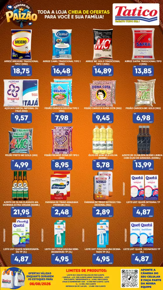 Catálogo Tatico | Ofertas exclusivas e pechinchas | 2026-08-06T00:00:00.000Z - 2026-08-06T00:00:00.000Z