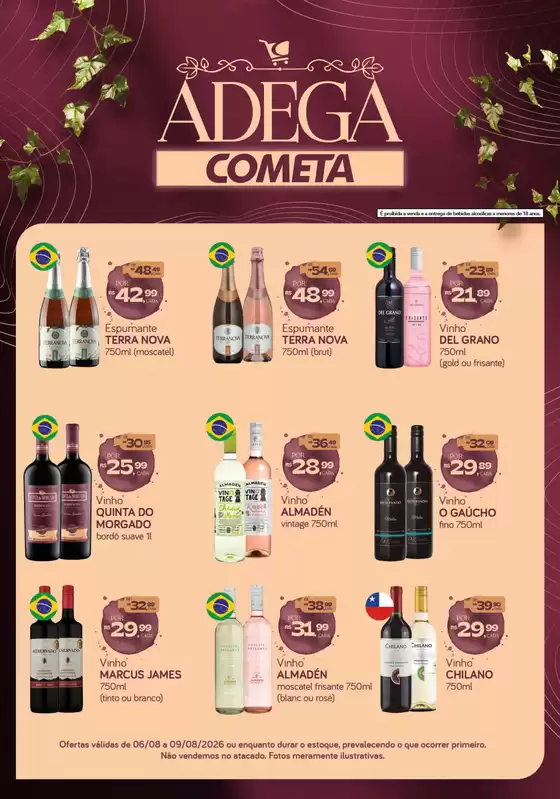 Catálogo Cometa Supermercados | ADEGA COMETA | 2026-08-06T00:00:00.000Z - 2026-08-09T00:00:00.000Z