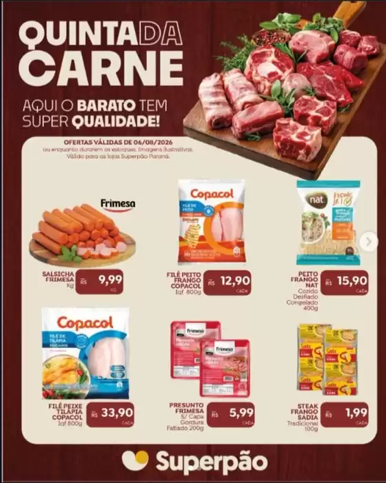 Catálogo Superpão em Avaí | Quinta Da Carne | 2026-08-06T00:00:00.000Z - 2026-08-06T00:00:00.000Z