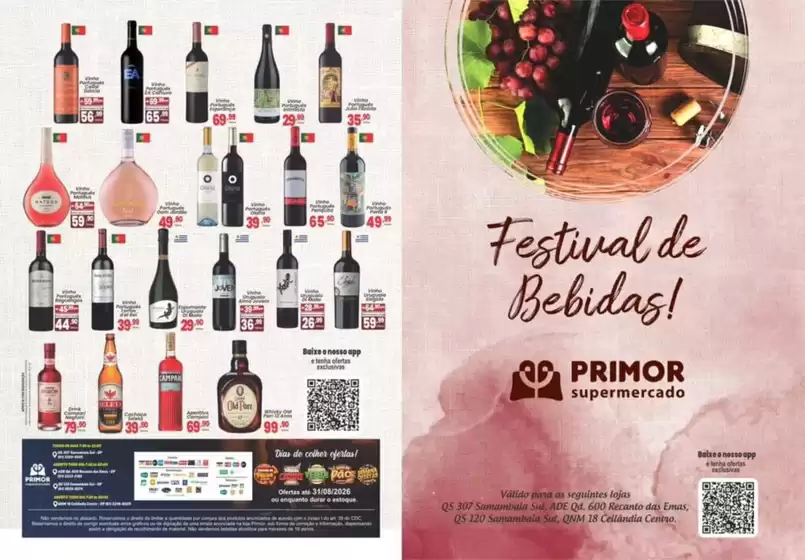 Catálogo Primor Supermercado em Avaí | Festival De Behidas | 2026-08-06T00:00:00.000Z - 2026-08-31T00:00:00.000Z
