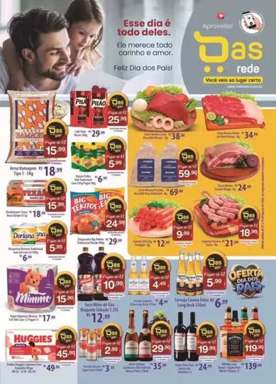 Catálogo Rede DAS | Felis dia dos Pais! | 2026-08-07T00:00:00.000Z - 2026-08-10T00:00:00.000Z