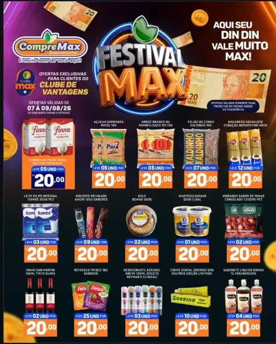 Catálogo CompreMax | Festival Max | 2026-08-07T00:00:00.000Z - 2026-08-09T00:00:00.000Z