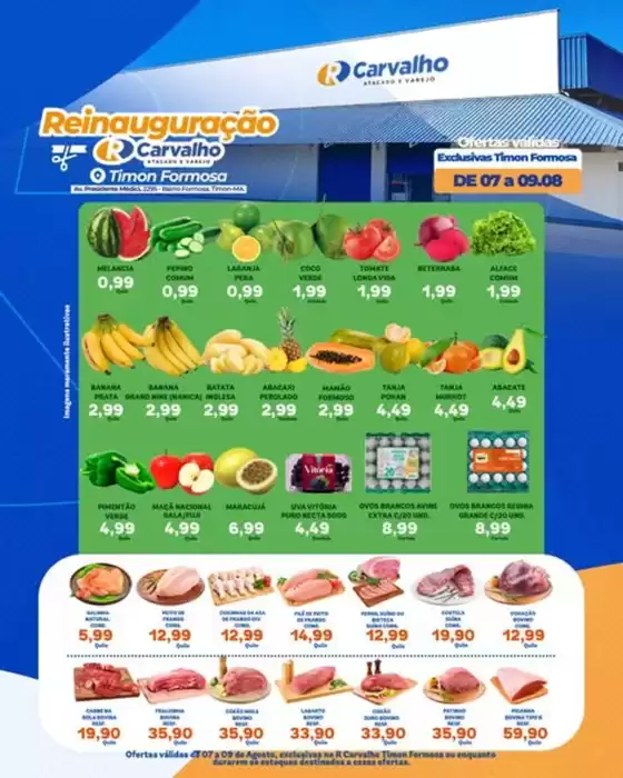 Catálogo R Carvalho Supermercado | Reinauguracao | 2026-08-07T00:00:00.000Z - 2026-08-09T00:00:00.000Z