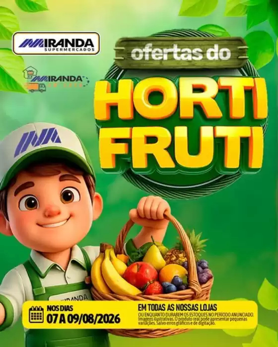 Catálogo Miranda Supermercados | Hortifruti | 2026-08-07T00:00:00.000Z - 2026-08-09T00:00:00.000Z