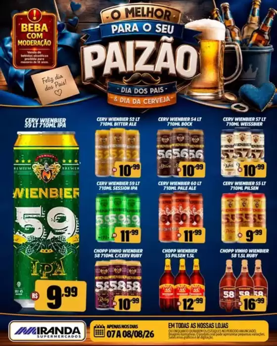 Catálogo Miranda Supermercados | Paizão | 2026-08-07T00:00:00.000Z - 2026-08-08T00:00:00.000Z