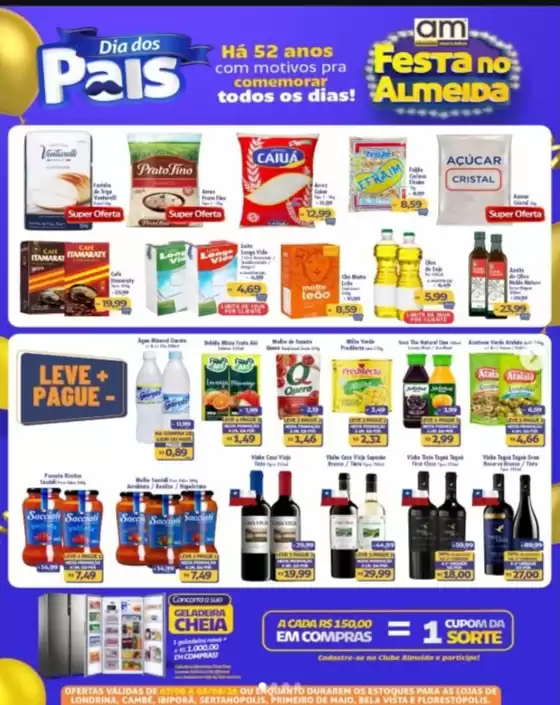 Catálogo Almeida Mercados | Dia dos Pais | 2026-08-07T00:00:00.000Z - 2026-08-08T00:00:00.000Z