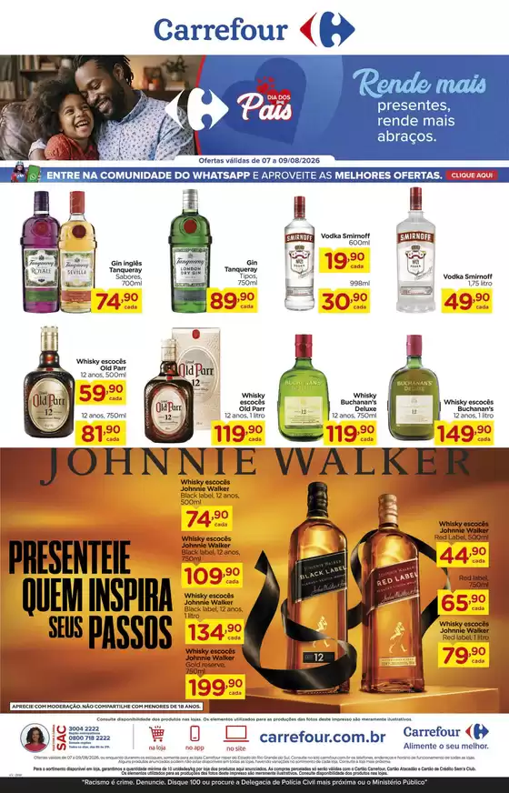 Catálogo Carrefour em Canudos | Ofertas especiais atraentes para todos | 2026-08-07T00:00:00.000Z - 2026-08-09T00:00:00.000Z