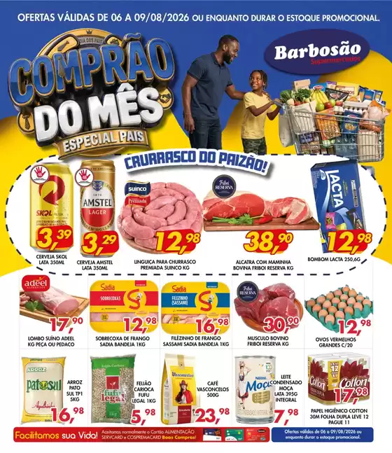 Catálogo Barbosão Extra Supermercados | Ofertas Barbosão Extra Supermercados | 2026-08-06T00:00:00.000Z - 2026-08-09T00:00:00.000Z
