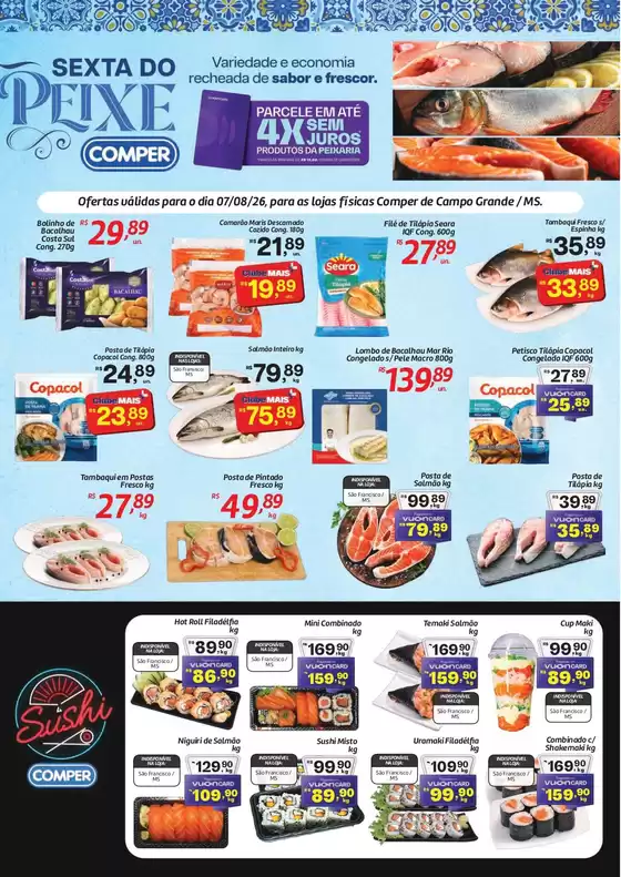 Catálogo Comper | Sexta do Peixe | 2026-08-07T00:00:00.000Z - 2026-08-07T00:00:00.000Z