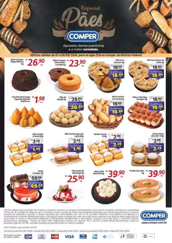 Catálogo Comper | Especial Pães | 2026-08-07T00:00:00.000Z - 2026-08-09T00:00:00.000Z