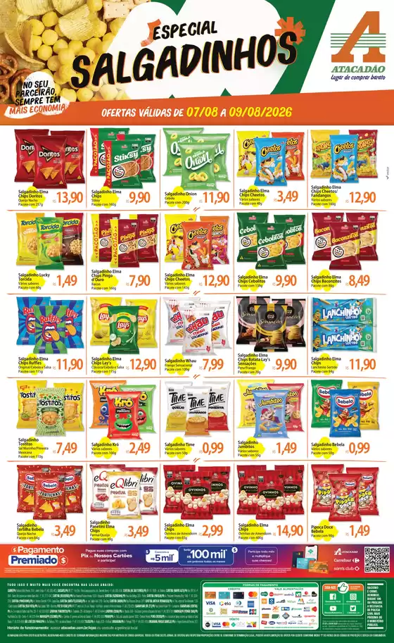 Catálogo Atacadão | Atacadão - Salgadinhos | 2026-08-07T00:00:00.000Z - 2026-08-09T00:00:00.000Z