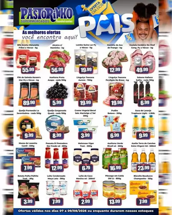 Catálogo Supermercado Pastorinho | Ofertas especiais atraentes para todos | 2026-08-07T00:00:00.000Z - 2026-08-09T00:00:00.000Z