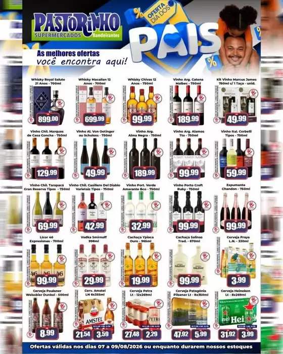 Catálogo Supermercado Pastorinho | Ofertas e promoções atuais | 2026-08-07T00:00:00.000Z - 2026-08-09T00:00:00.000Z