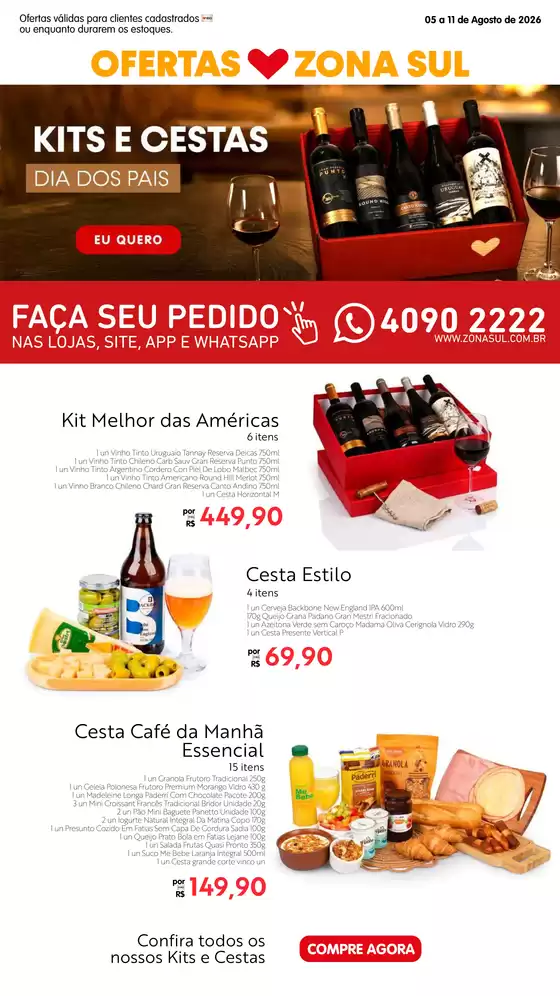 Catálogo Zona Sul | Encarte semanal 05 a 11.08 compressed | 2026-08-05T00:00:00.000Z - 2026-08-11T00:00:00.000Z