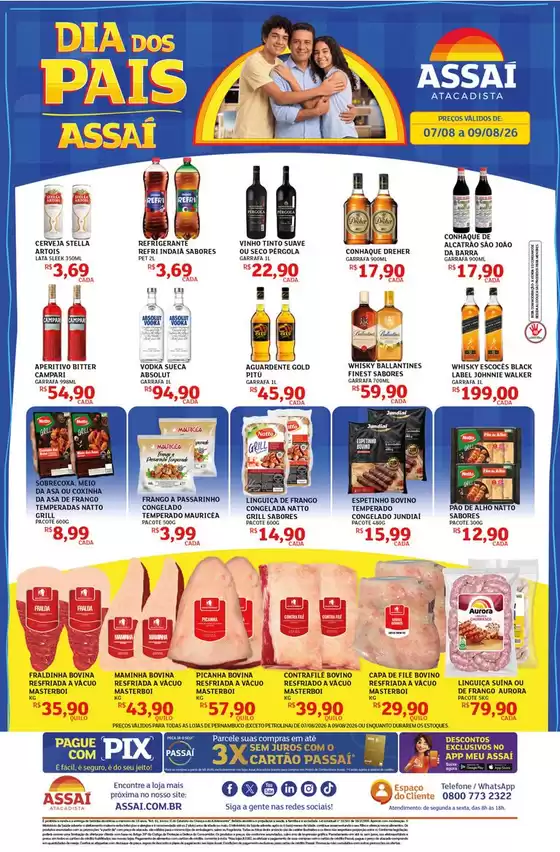 Catálogo Assaí Atacadista | Encarte Assaí Atacadista 169504-571 | 2026-08-07T00:00:00.000Z - 2026-08-09T00:00:00.000Z