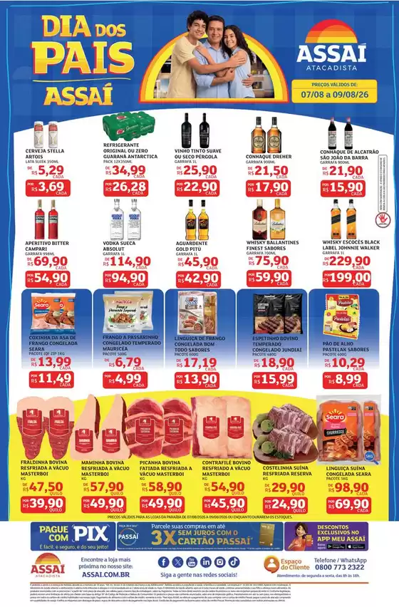 Catálogo Assaí Atacadista | Encarte Assaí Atacadista 169507-570 | 2026-08-07T00:00:00.000Z - 2026-08-09T00:00:00.000Z