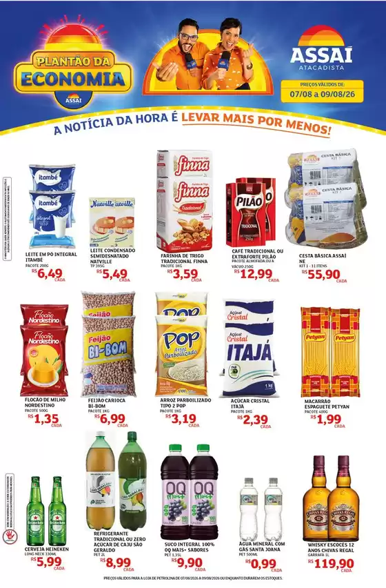 Catálogo Assaí Atacadista | Encarte Assaí Atacadista 169508-574 | 2026-08-07T00:00:00.000Z - 2026-08-09T00:00:00.000Z
