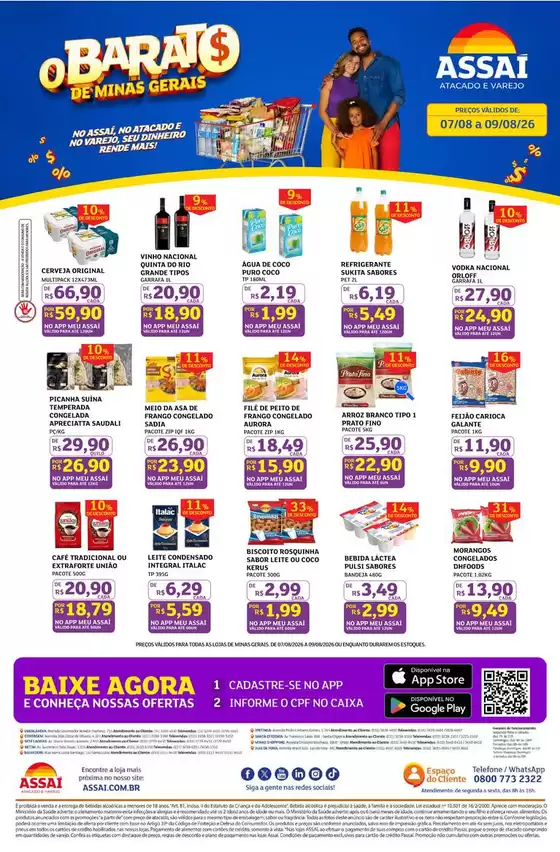 Catálogo Assaí Atacadista | Encarte Assaí Atacadista 169514-525 | 2026-08-07T00:00:00.000Z - 2026-08-09T00:00:00.000Z