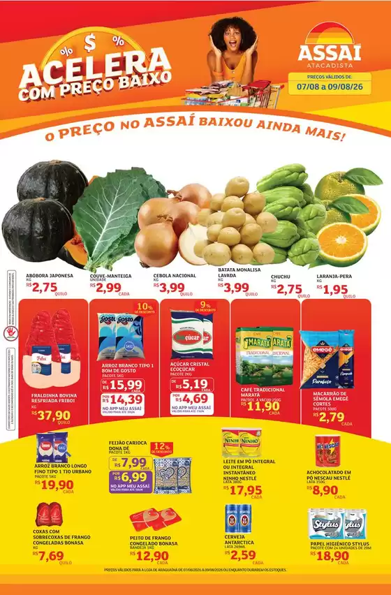 Catálogo Assaí Atacadista | Encarte Assaí Atacadista 169532-578 | 2026-08-07T00:00:00.000Z - 2026-08-09T00:00:00.000Z
