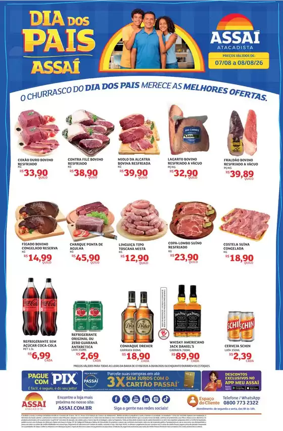 Catálogo Assaí Atacadista | Encarte Assaí Atacadista 169543-531 | 2026-08-07T00:00:00.000Z - 2026-08-08T00:00:00.000Z