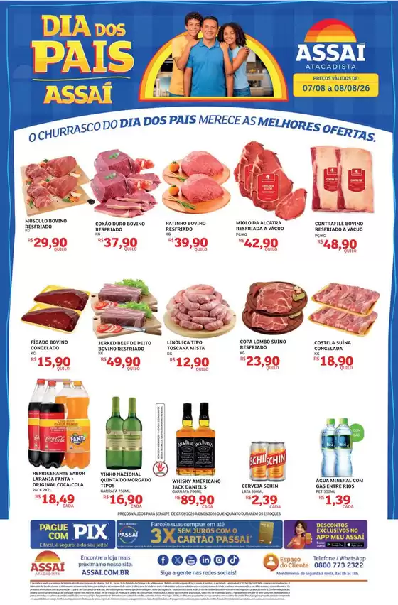 Catálogo Assaí Atacadista | Encarte Assaí Atacadista 169542-537 | 2026-08-07T00:00:00.000Z - 2026-08-08T00:00:00.000Z