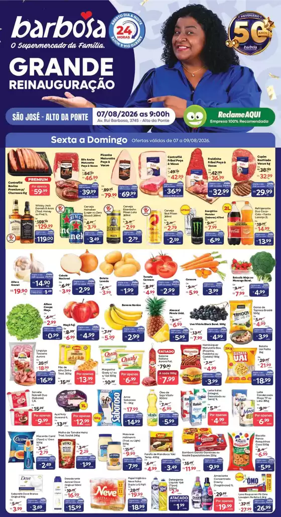 Catálogo Barbosa Supermercados | Reinauguração Loja São José | 2026-08-07T00:00:00.000Z - 2026-08-09T00:00:00.000Z