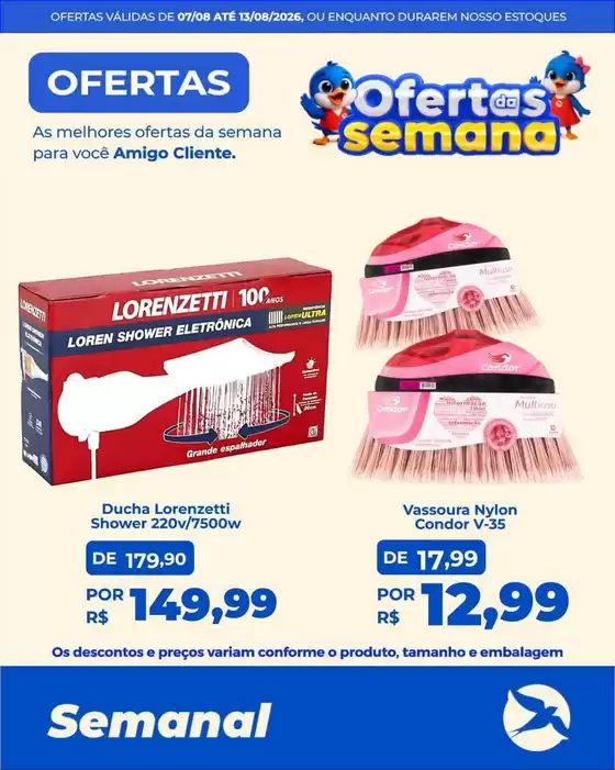 Catálogo Andorinha Hipermercado | Nossas melhores ofertas para você | 2026-08-07T00:00:00.000Z - 2026-08-13T00:00:00.000Z