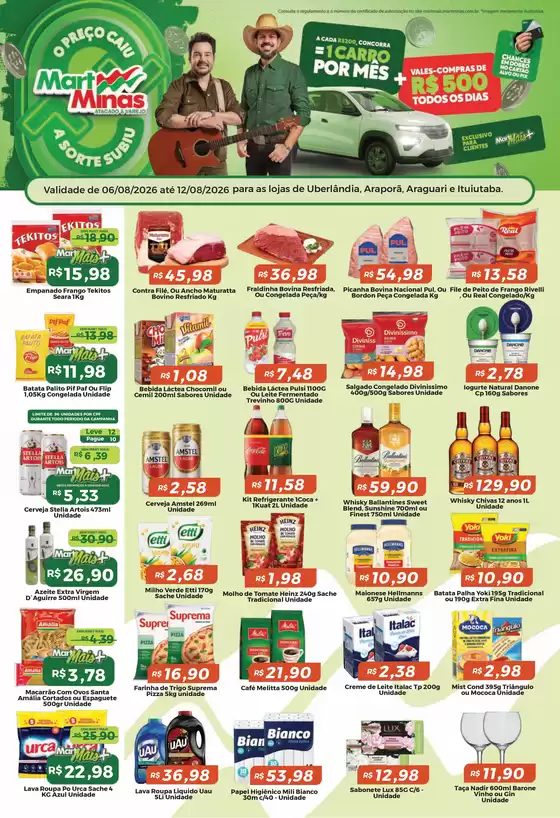 Catálogo Mart Minas | 284 Uberlandia Arapora Araguari Ituiutaba | 2026-08-06T00:00:00.000Z - 2026-08-12T00:00:00.000Z